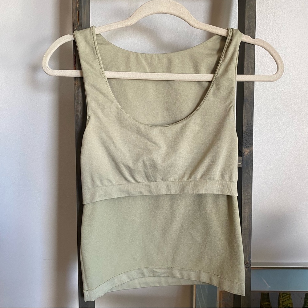 A New Day Light Green Scoop Tank Top - Picture 5 of 6